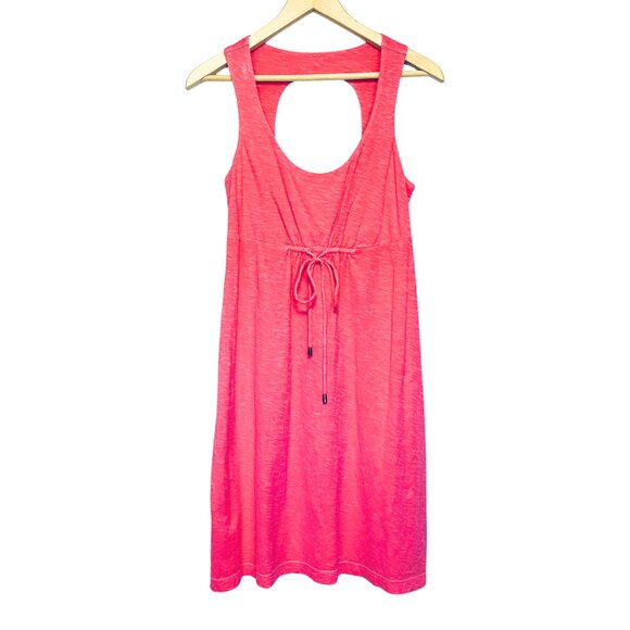 Tommy Bahama Dresses & Skirts - Tommy Bahama Tank Dress Womens Size S Pink Jersey Tie Pullover Summer Beach